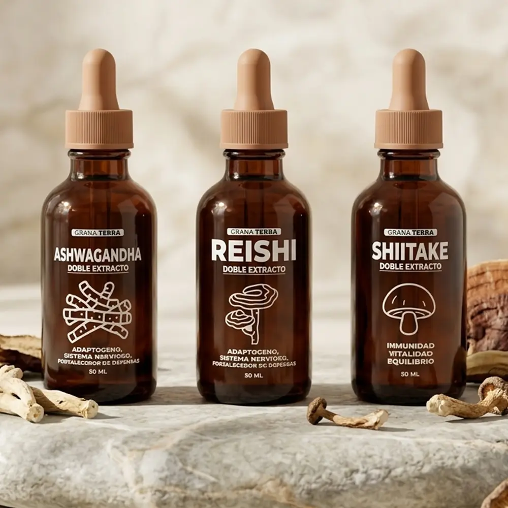 Combo Calma Profunda PRO — Ashwagandha, Reishi y Shiitake