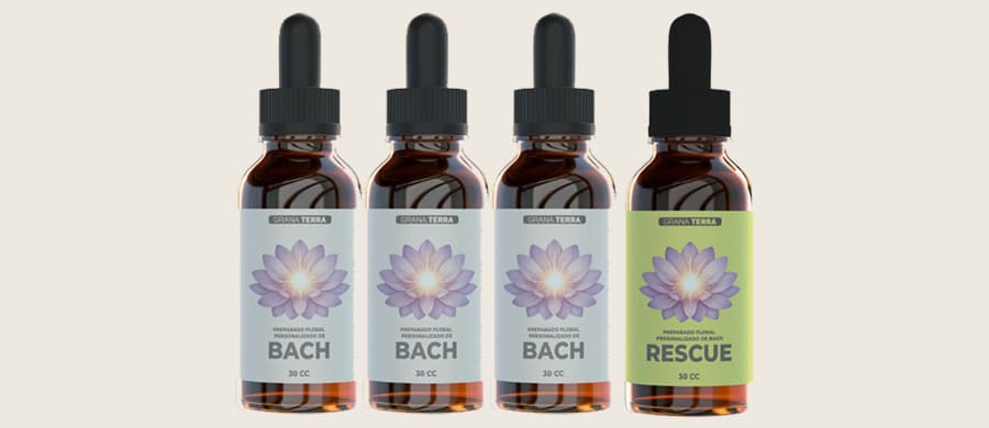 Kit con Rescue — 3 preparados + Rescue Remedy