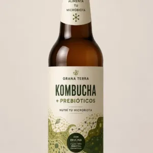 Kombucha con prebioticos